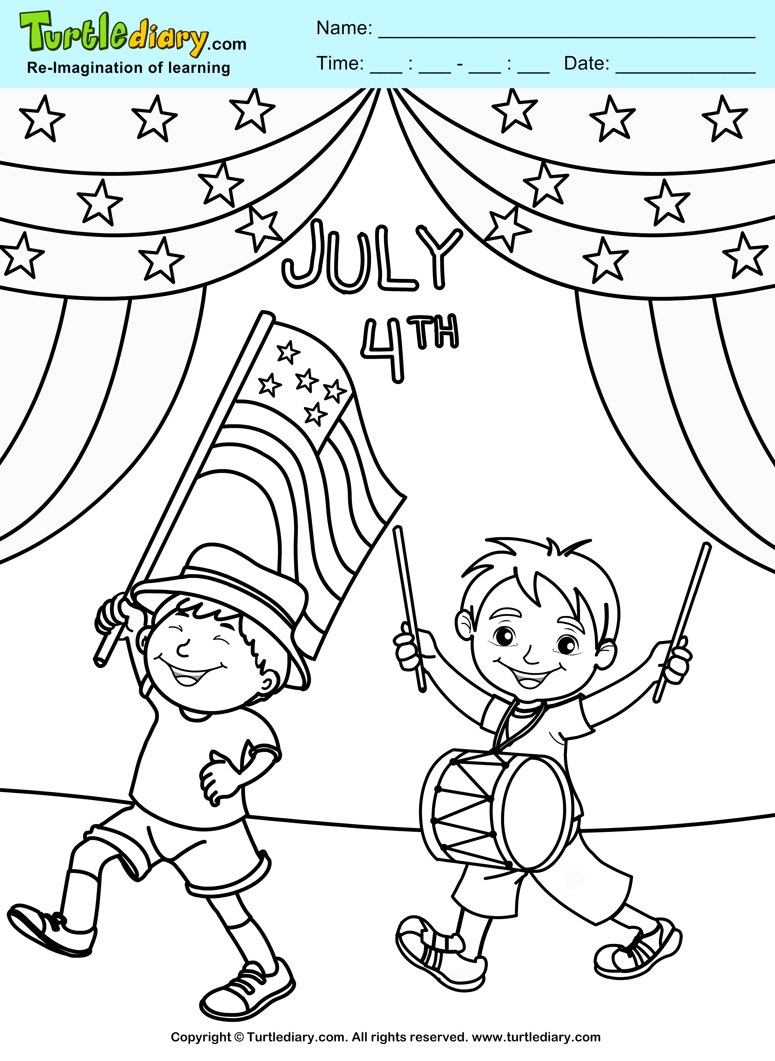 38 July Coloring Pages Printable 3