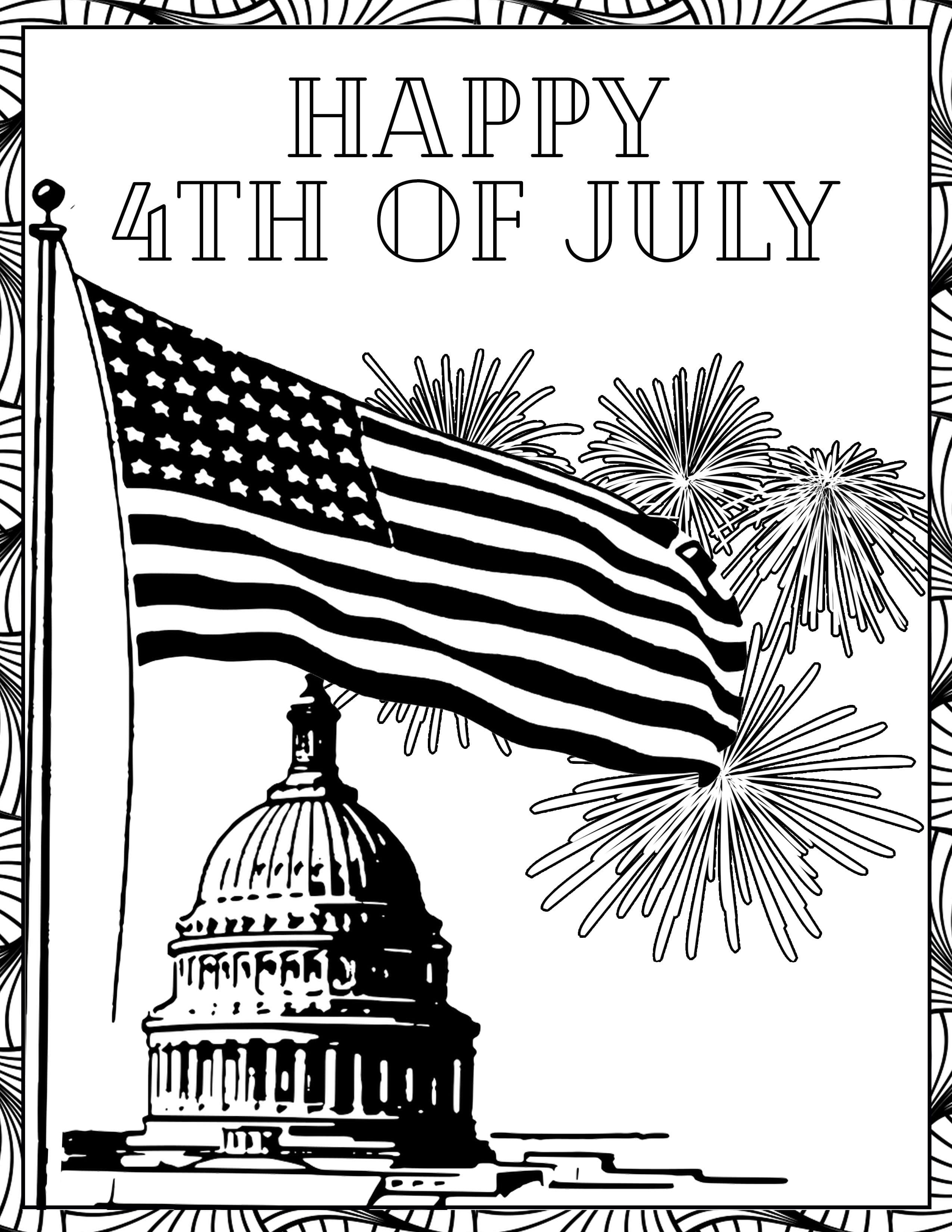 38 July Coloring Pages Printable 4