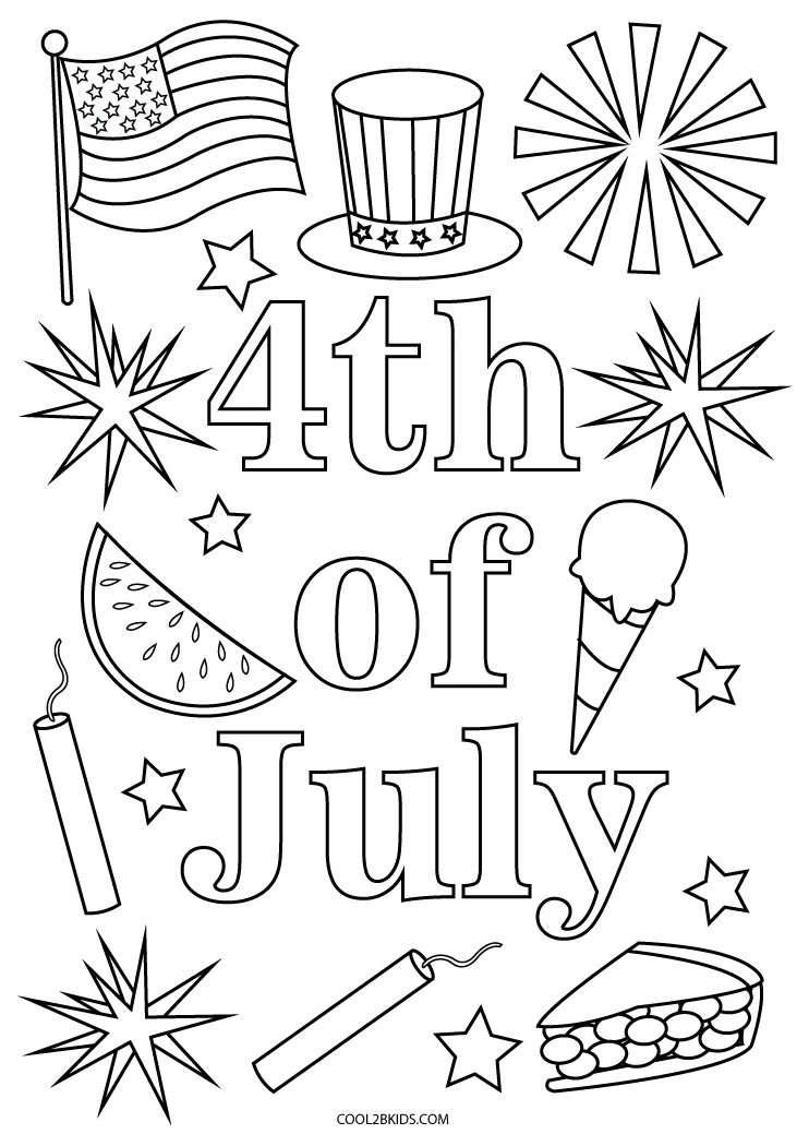 38 July Coloring Pages Printable 6