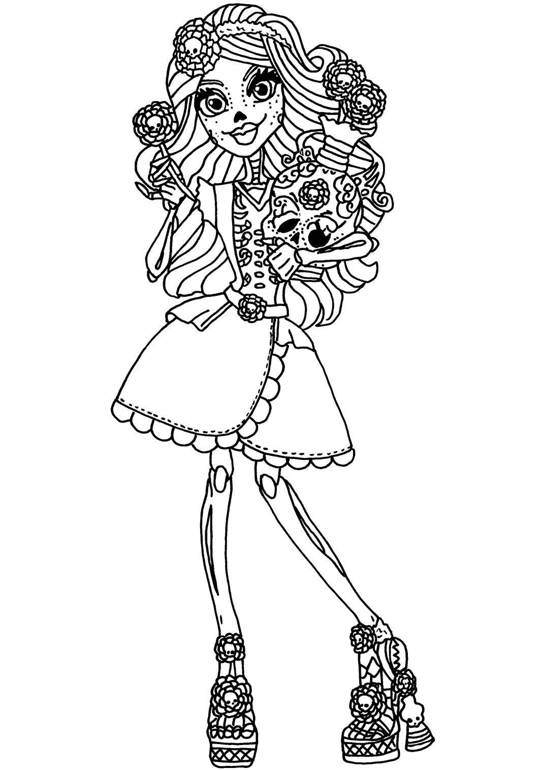 38 Monster High Coloring Pages Printable 14