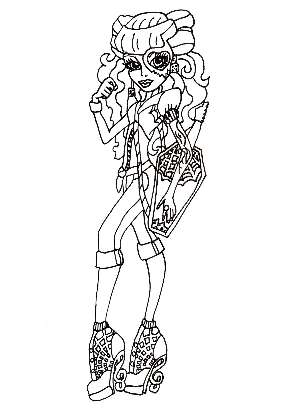 38 Monster High Coloring Pages Printable 15