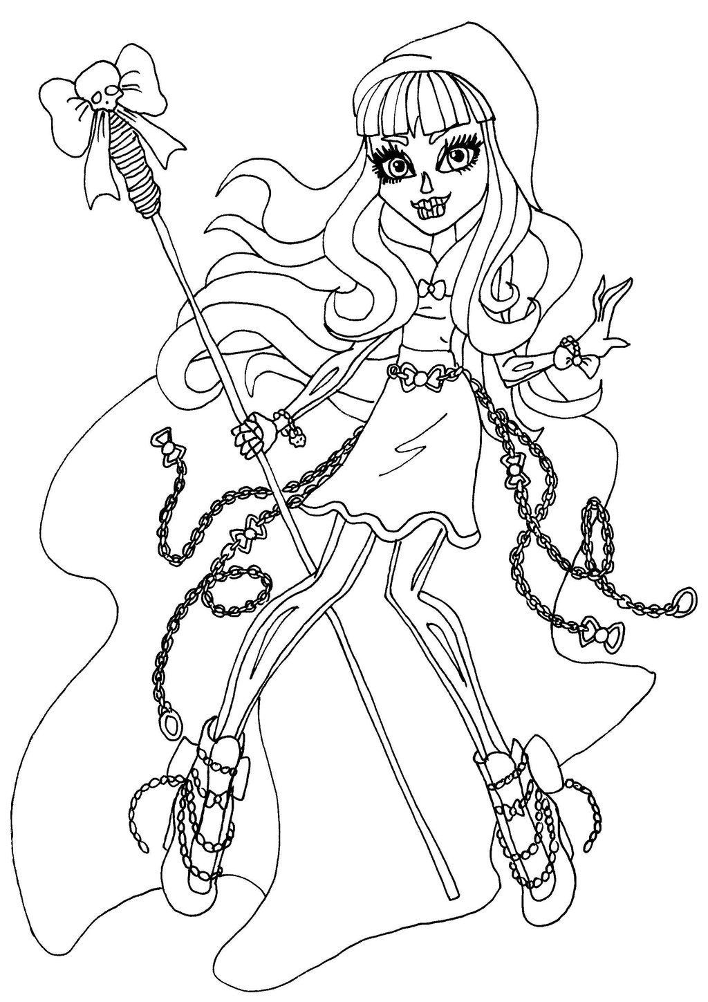 38 Monster High Coloring Pages Printable 18