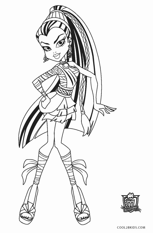 38 Monster High Coloring Pages Printable 21