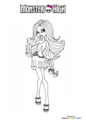 38 Monster High Coloring Pages Printable 23