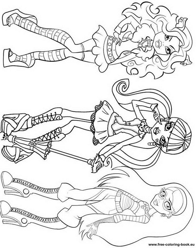 38 Monster High Coloring Pages Printable 25