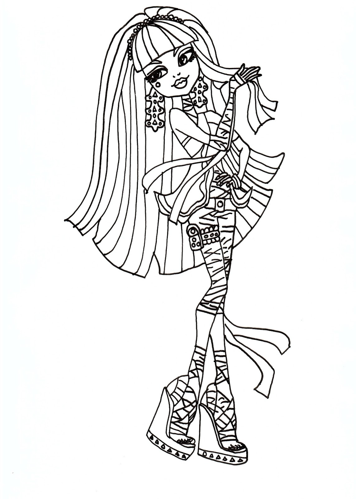 38 Monster High Coloring Pages Printable 26