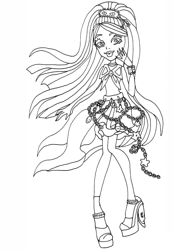 38 Monster High Coloring Pages Printable 29