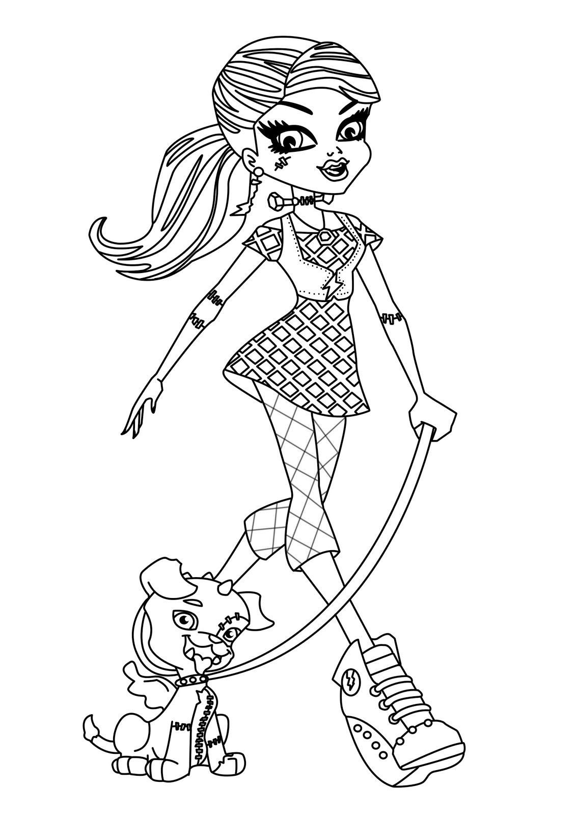 38 Monster High Coloring Pages Printable 32