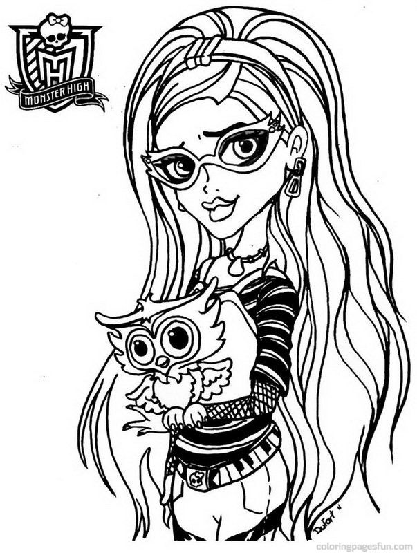 38 Monster High Coloring Pages Printable 34