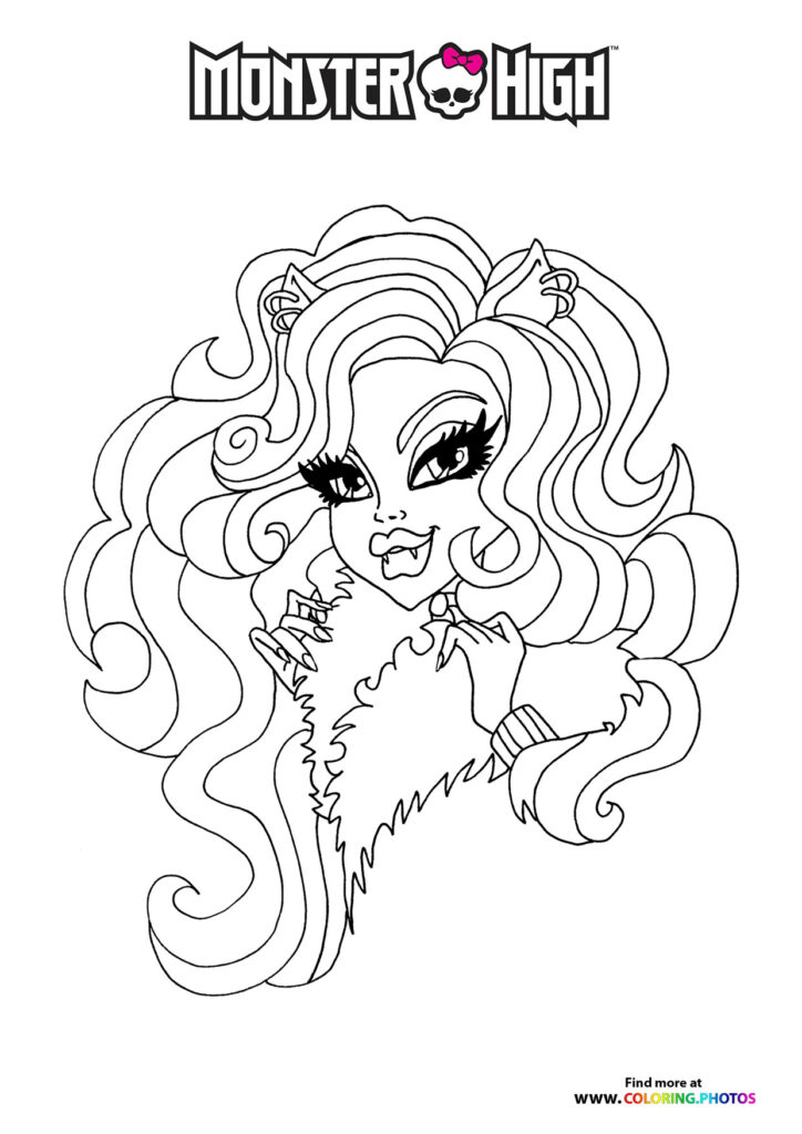 38 Monster High Coloring Pages Printable 35