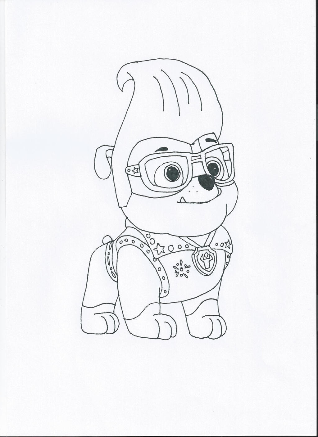 38 Paw Patrol Halloween Coloring Pages Printable 13