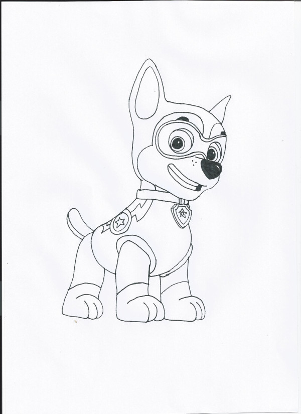 38 Paw Patrol Halloween Coloring Pages Printable 4