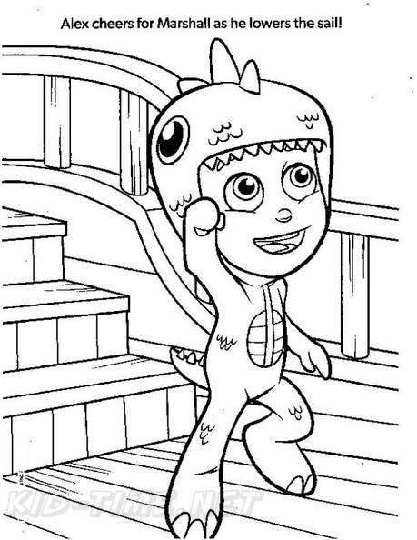 38 Paw Patrol Halloween Coloring Pages Printable 5