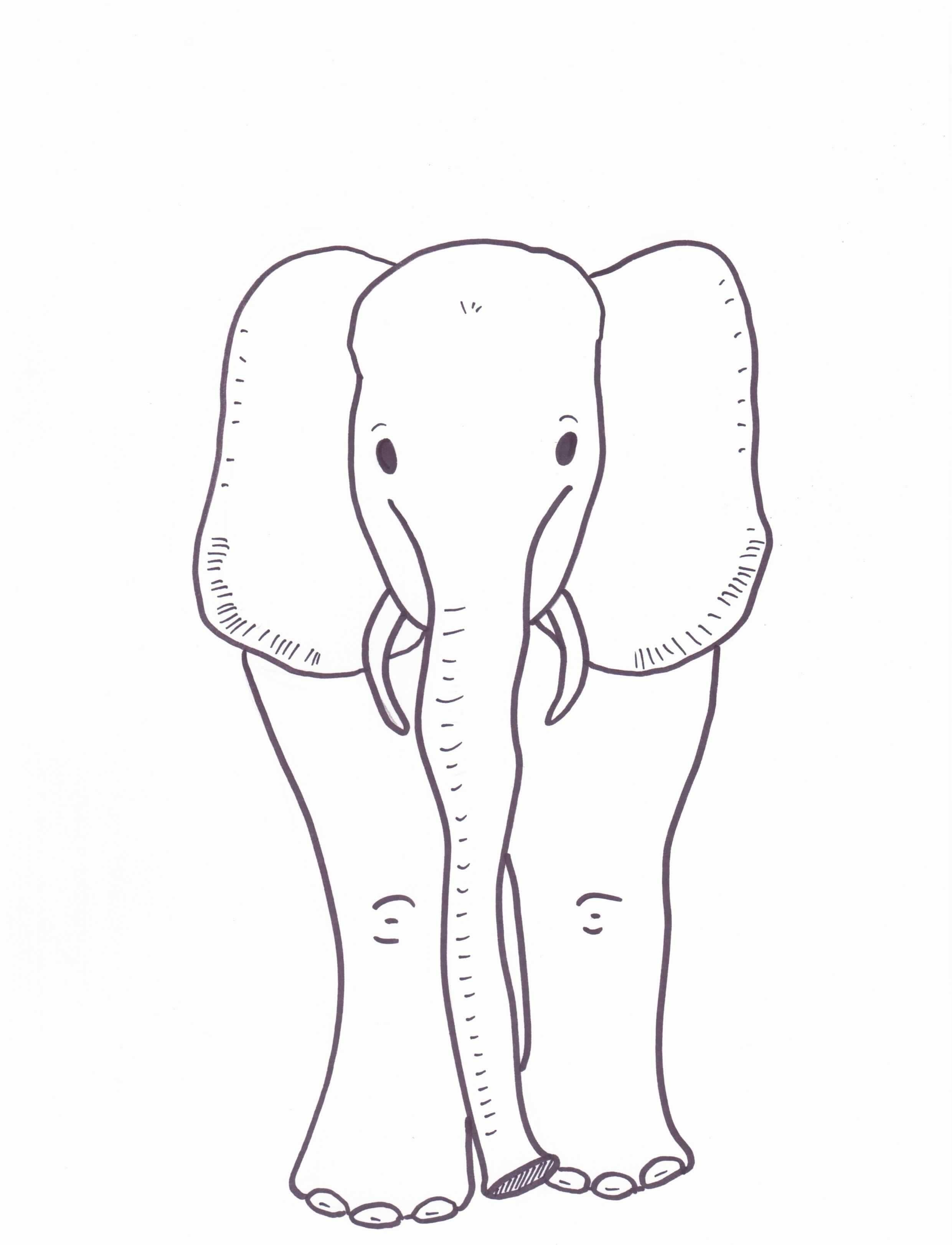 38 Playful Elephant Coloring Pages Printable 11