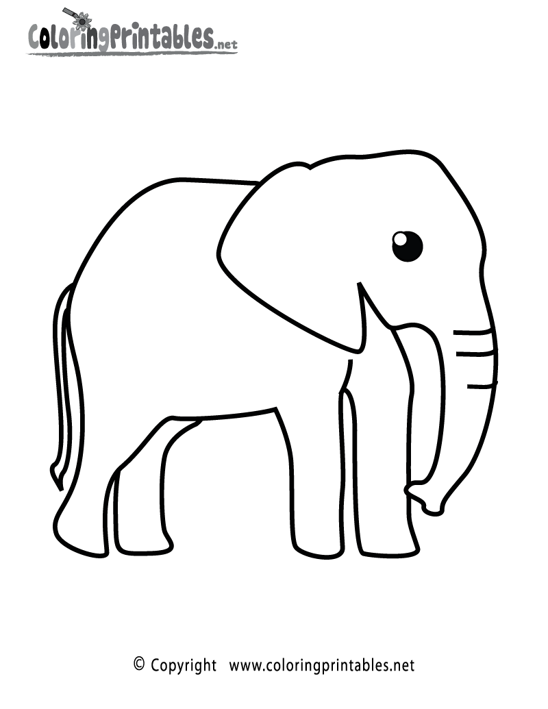 38 Playful Elephant Coloring Pages Printable 6