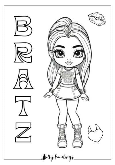 38 Relaxing Baddie Coloring Pages for Adults Printable 3