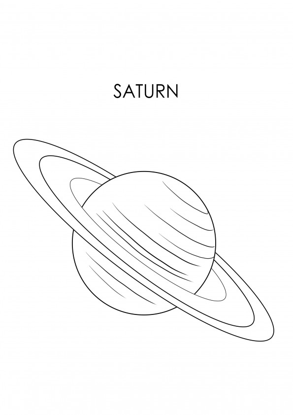 38 Saturn Coloring Pages Printable 10