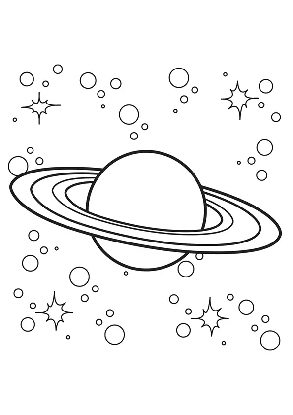 38 Saturn Coloring Pages Printable 14