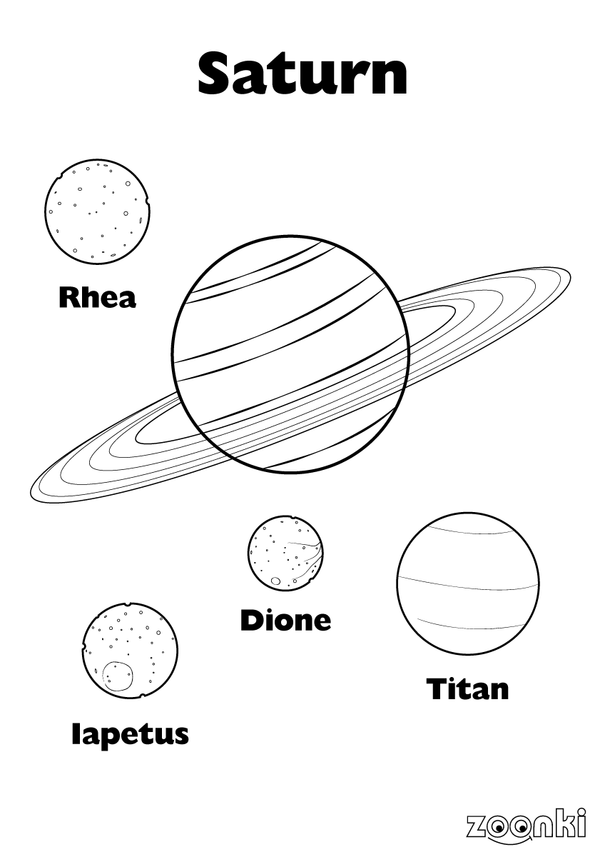 38 Saturn Coloring Pages Printable 2