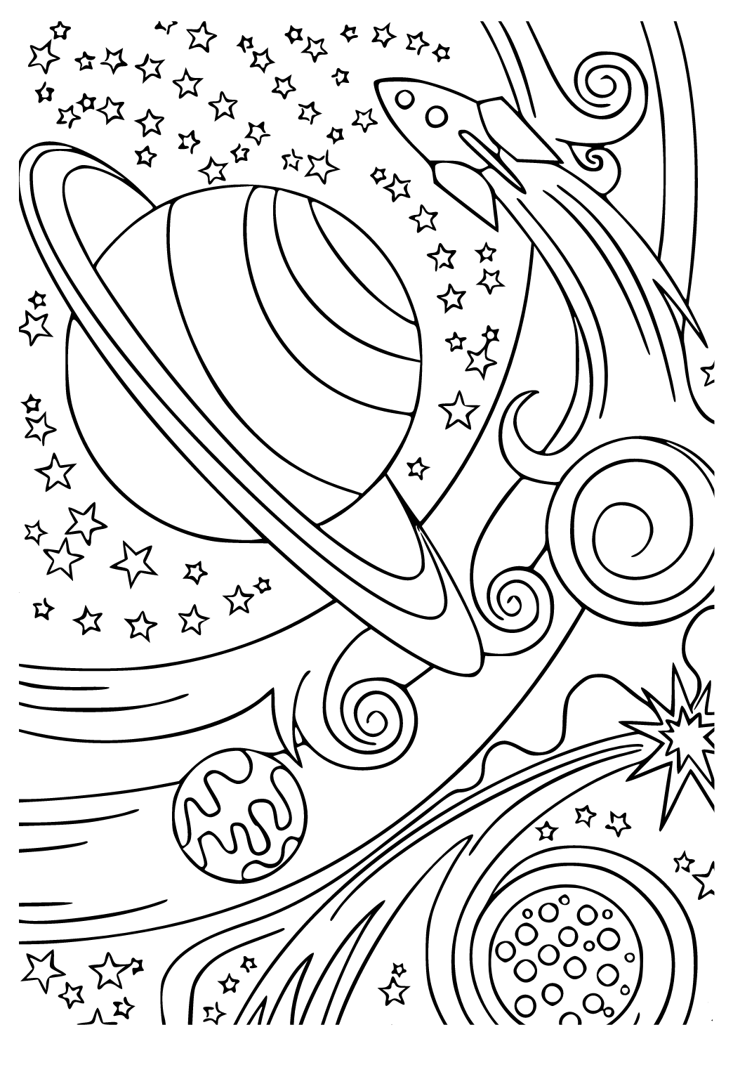 38 Saturn Coloring Pages Printable 32