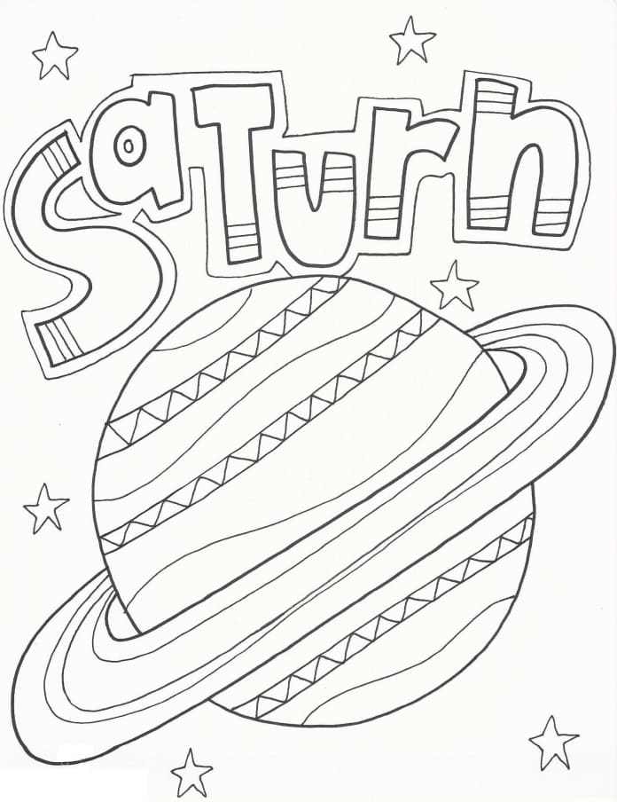 38 Saturn Coloring Pages Printable 5