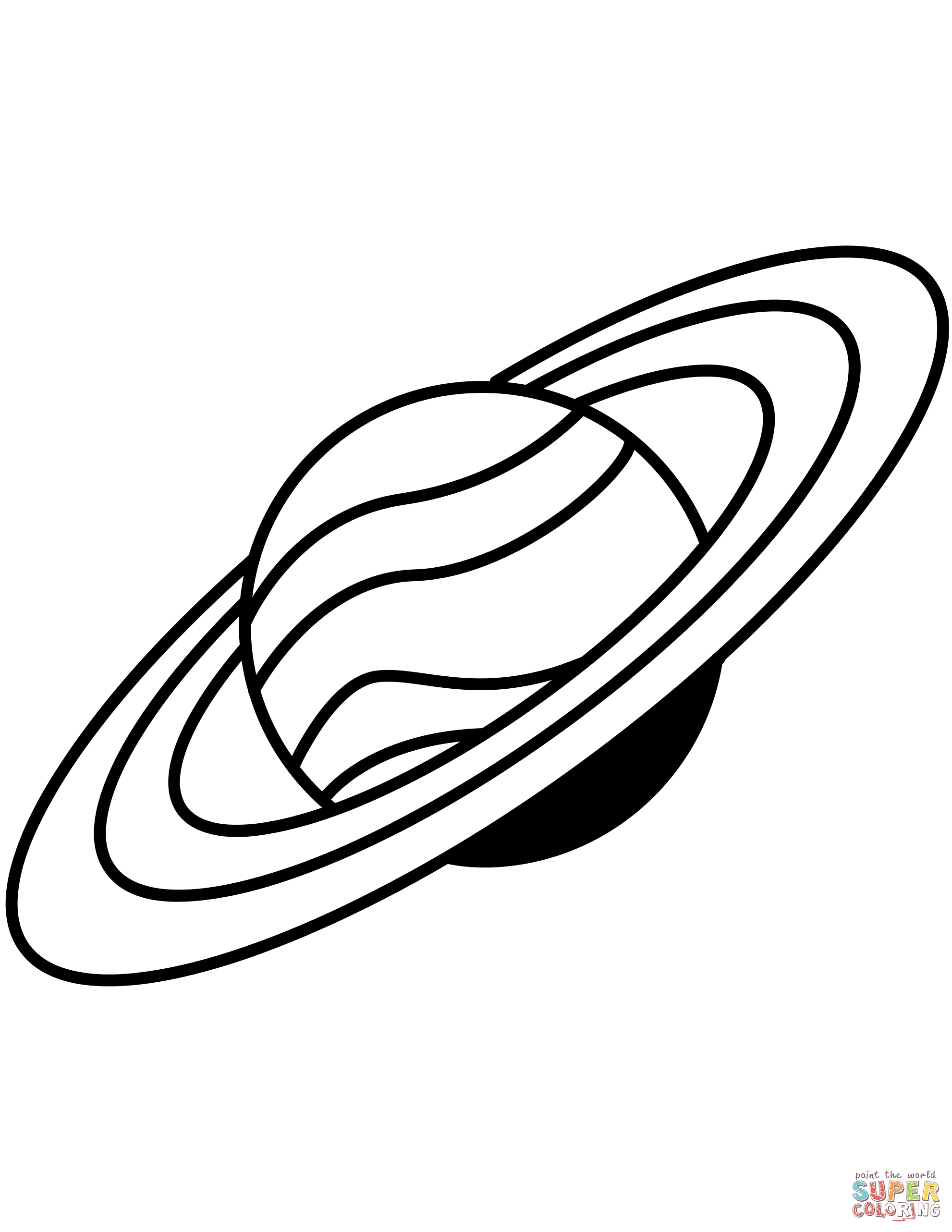 38 Saturn Coloring Pages Printable 7