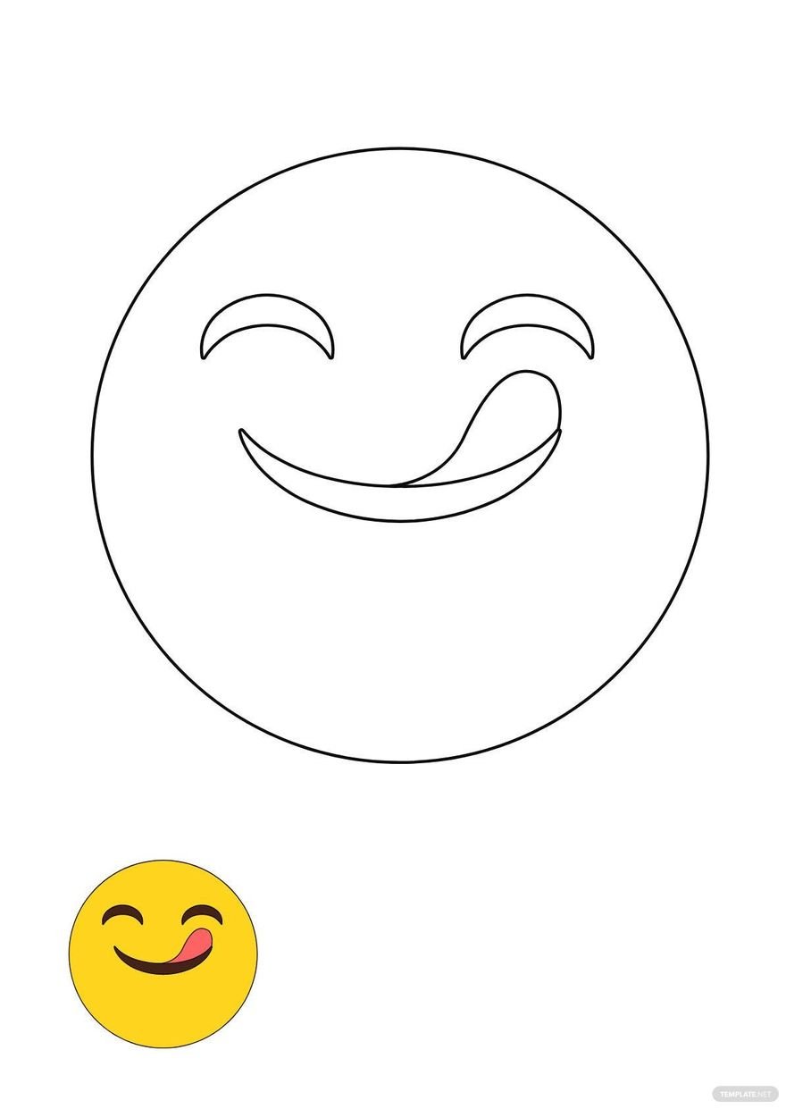 38 Smiley Face Coloring Pages for Kids Printable 28