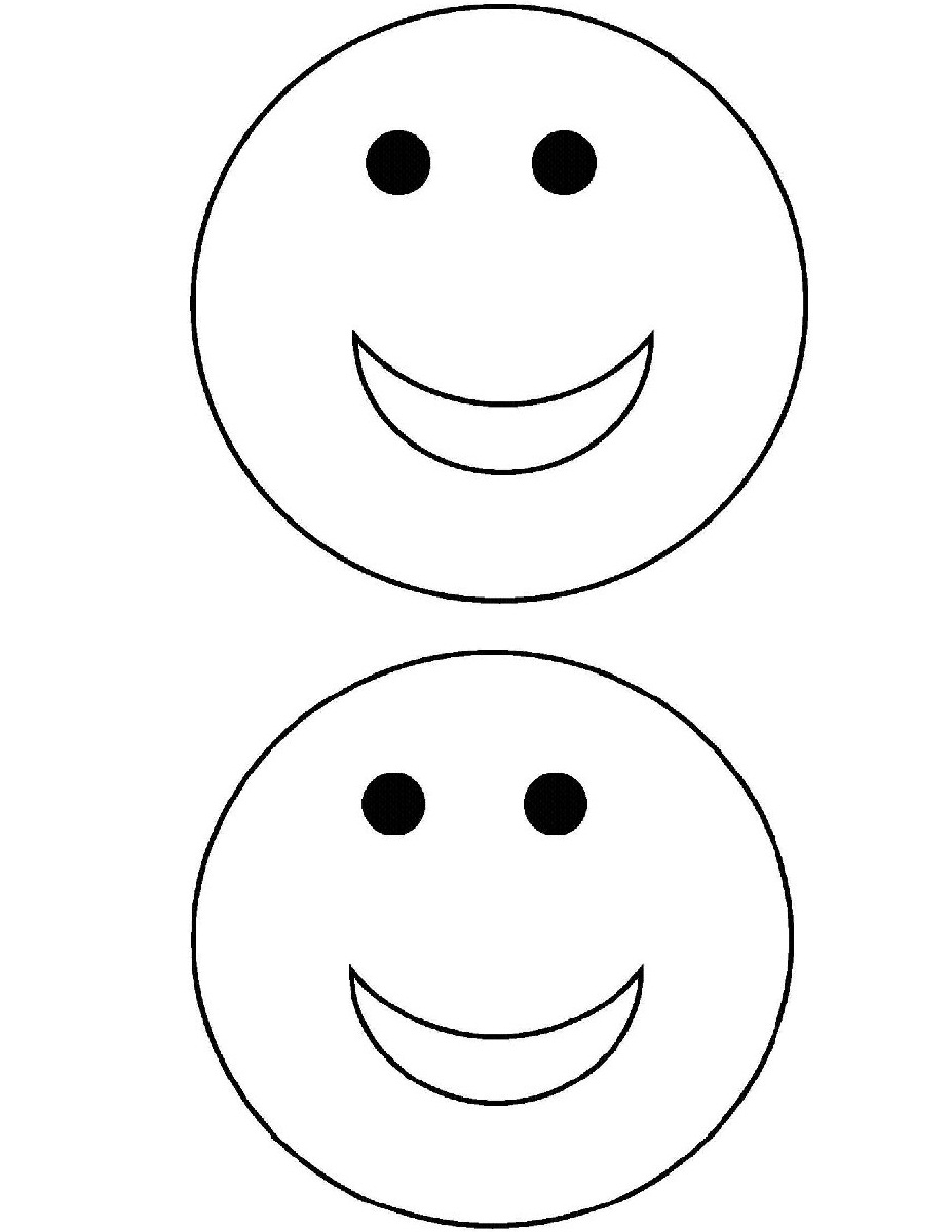 38 Smiley Face Coloring Pages for Kids Printable 8