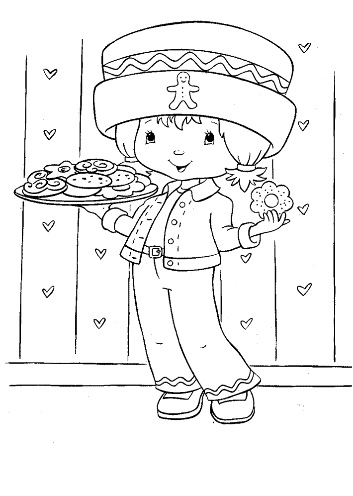 38 Strawberry Shortcake Coloring Pages for Kids Printable 18