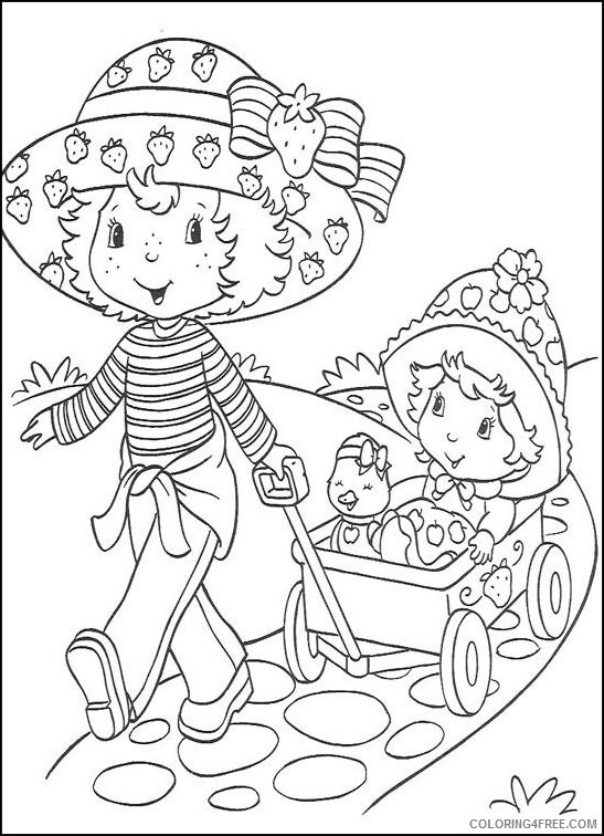 38 Strawberry Shortcake Coloring Pages for Kids Printable 21