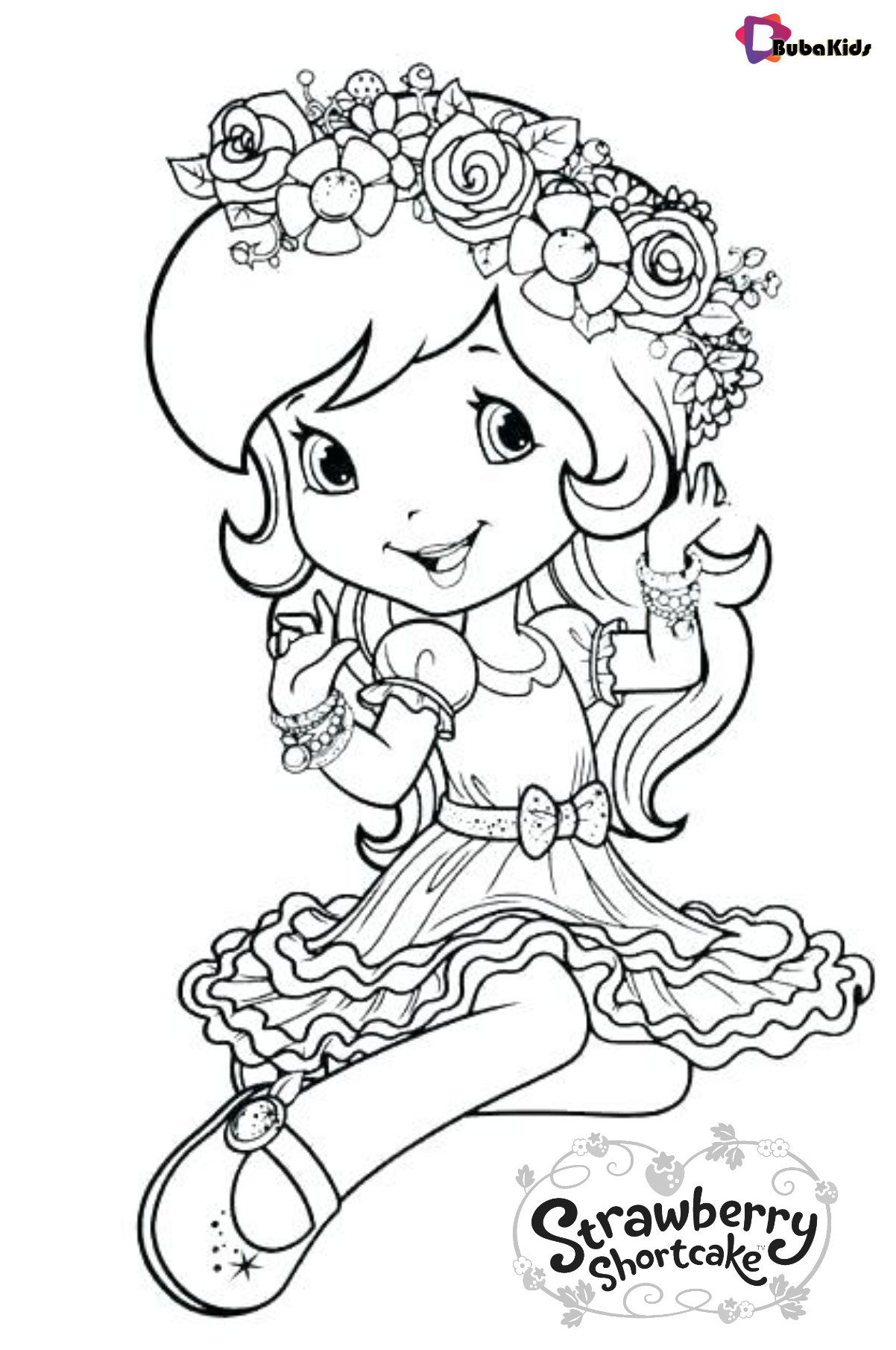 38 Strawberry Shortcake Coloring Pages for Kids Printable 27