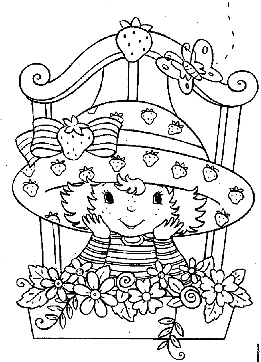 38 Strawberry Shortcake Coloring Pages for Kids Printable 28