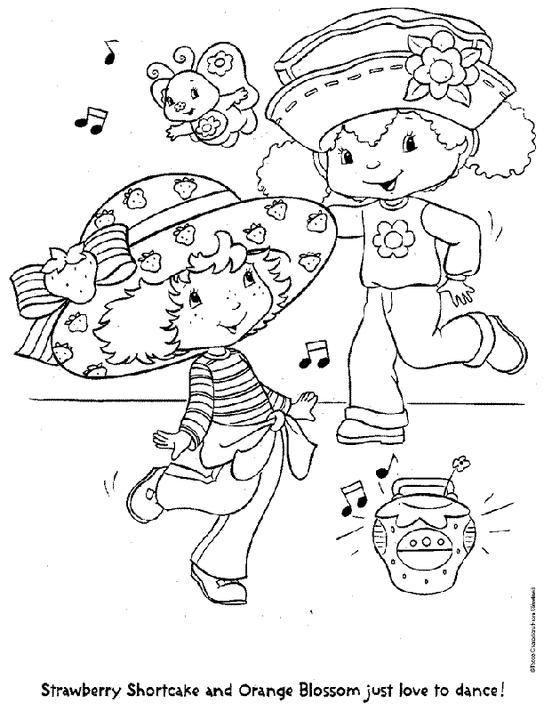 38 Strawberry Shortcake Coloring Pages for Kids Printable 32