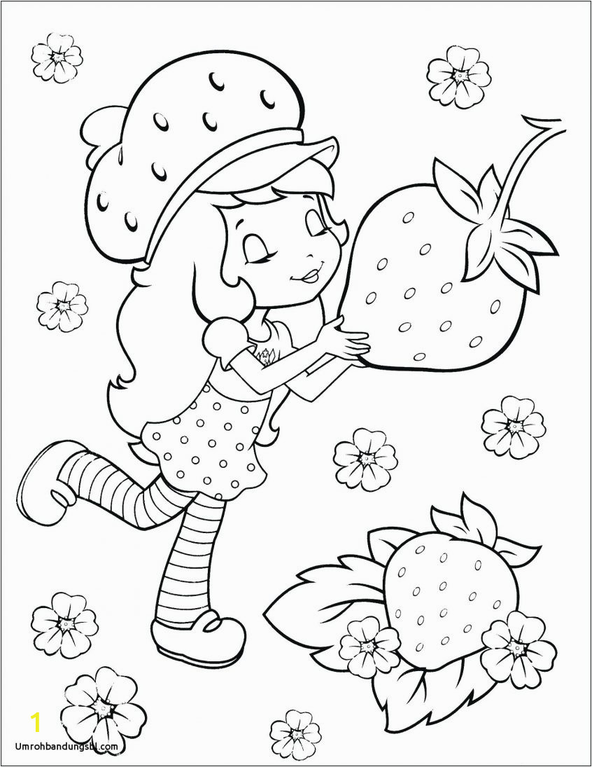 38 Strawberry Shortcake Coloring Pages for Kids Printable 9