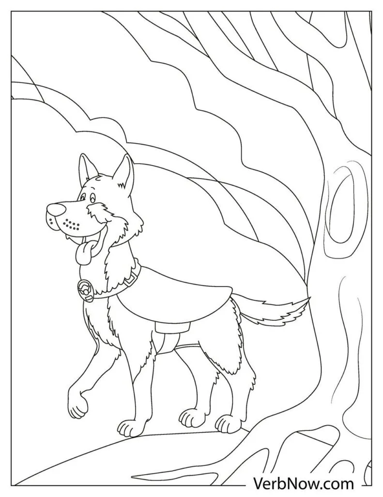 39 German Shepherd Coloring Pages Printable 11