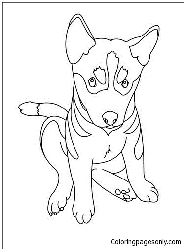 39 German Shepherd Coloring Pages Printable 12