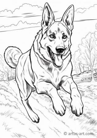 39 German Shepherd Coloring Pages Printable 16