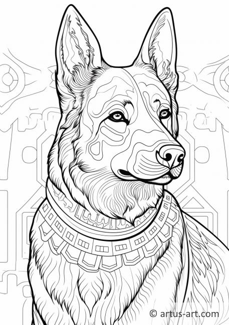 39 German Shepherd Coloring Pages Printable 17