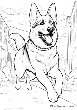 39 German Shepherd Coloring Pages Printable 22