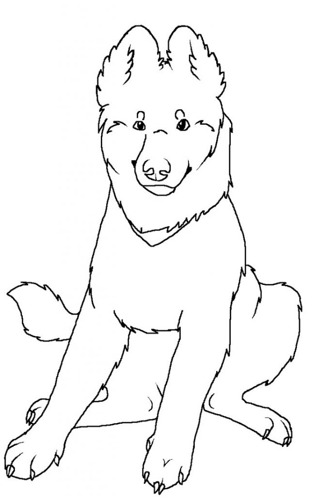 39 German Shepherd Coloring Pages Printable 9