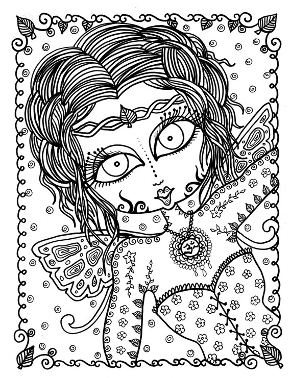 39 Magical Fairy Mandala Coloring Pages Printable 11