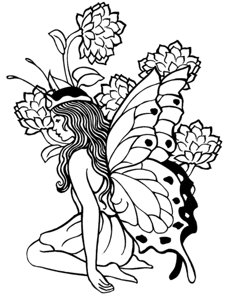 39 Magical Fairy Mandala Coloring Pages Printable 2