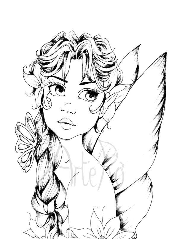 39 Magical Fairy Mandala Coloring Pages Printable 20