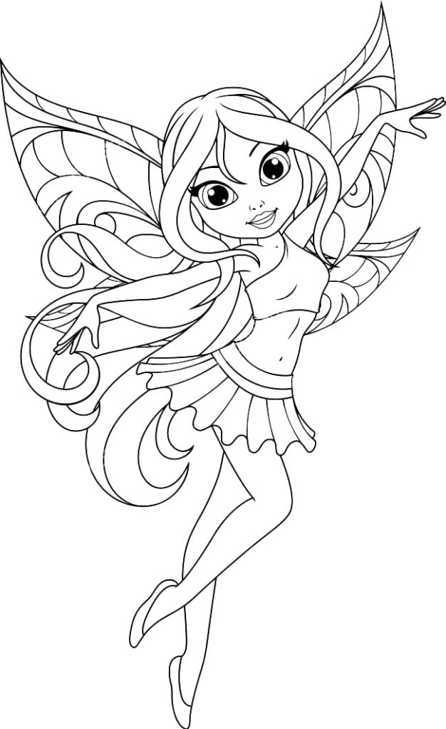 39 Magical Fairy Mandala Coloring Pages Printable 35