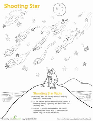 39 Magical Shooting Star Coloring Pages Printable 12