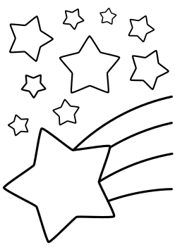 39 Magical Shooting Star Coloring Pages Printable 15