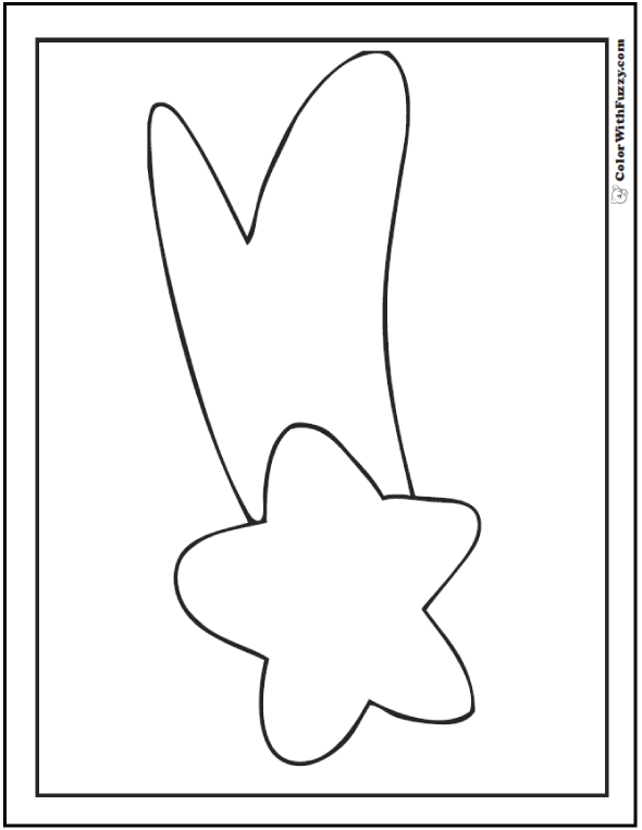 39 Magical Shooting Star Coloring Pages Printable 25