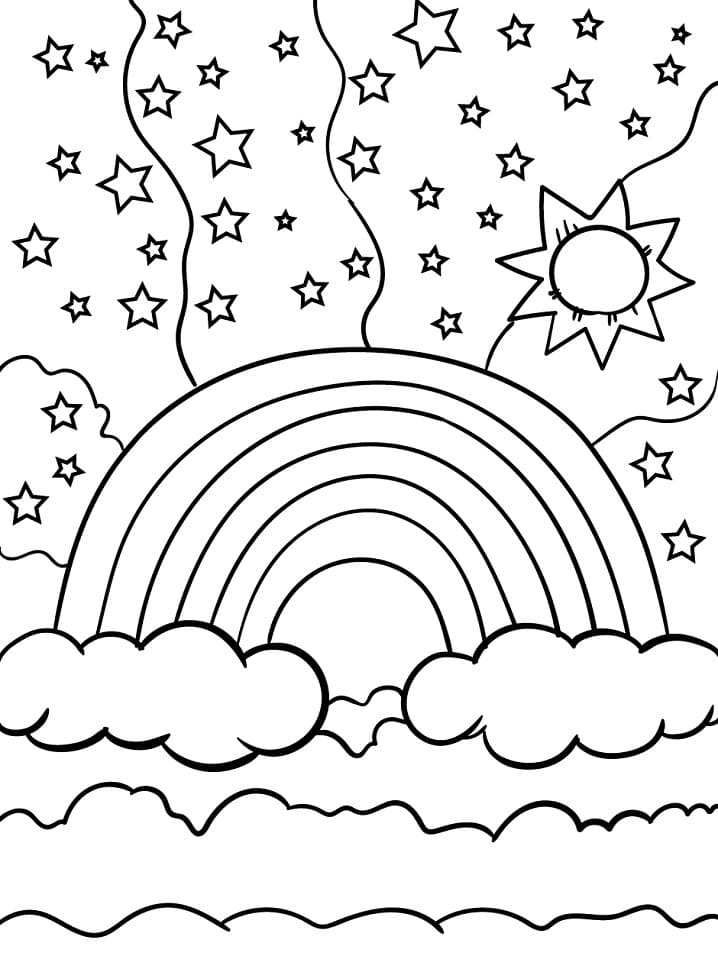 39 Magical Shooting Star Coloring Pages Printable 27