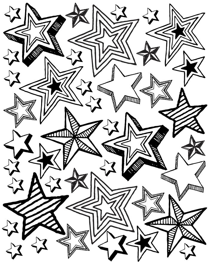 39 Magical Shooting Star Coloring Pages Printable 31