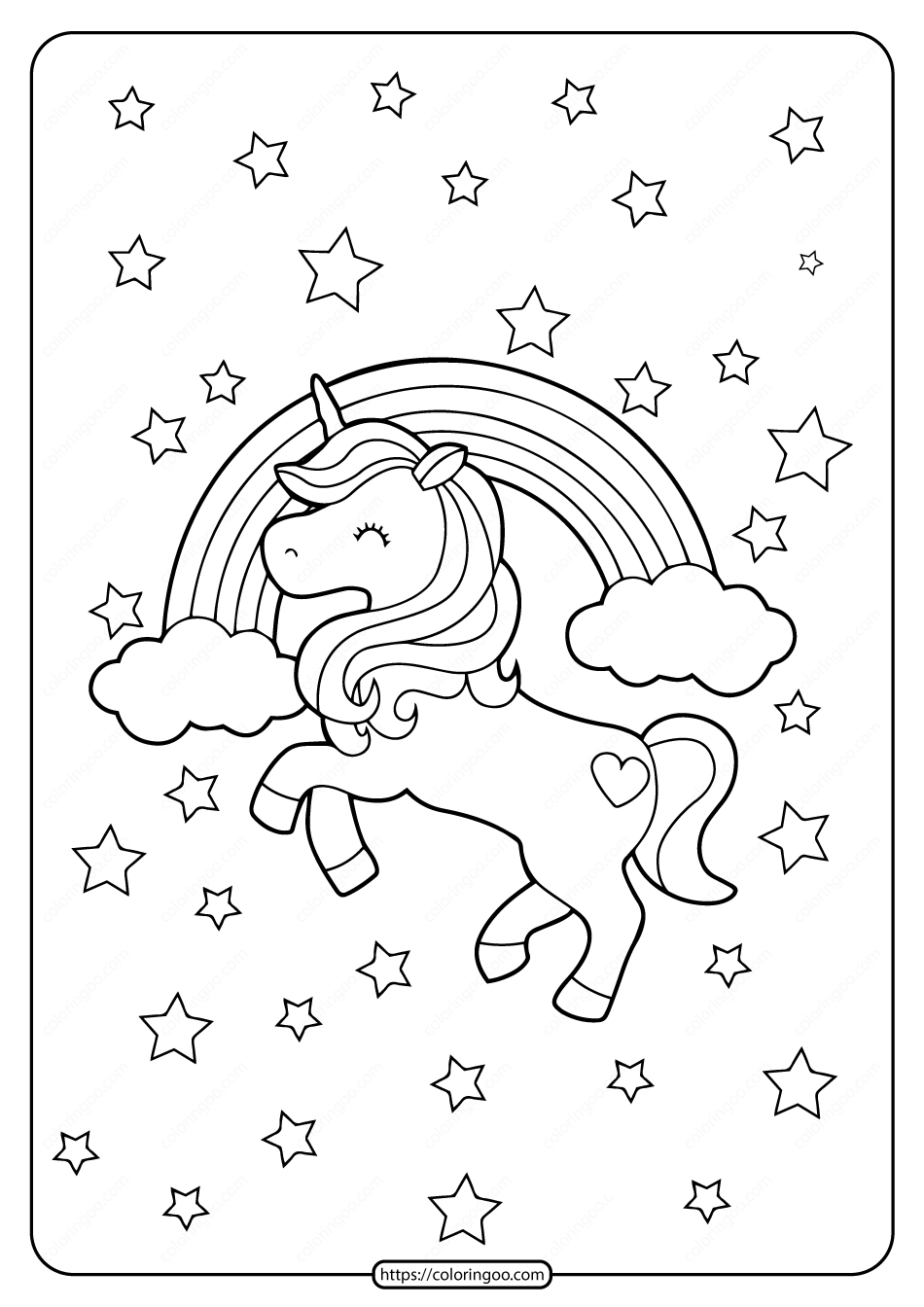 39 Magical Shooting Star Coloring Pages Printable 34